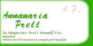 annamaria prell business card